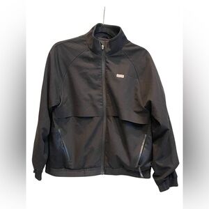 Figs Women's Black Zip-Up Jacket